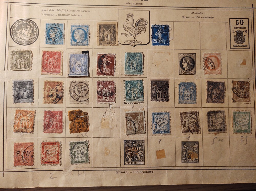 Timbres anciens