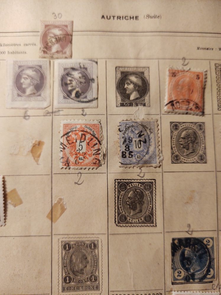 Timbres anciens
